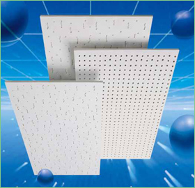 고품격 미네랄을 붙인 흡음 천장재 벽산 시스톤 Byucksan Systone