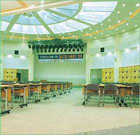 고품격 미네랄을 붙인 흡음 천장재 벽산 시스톤 Byucksan Systone