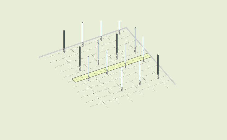 04. Set a lighting fixture line.