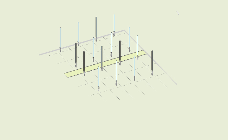 04. Set a lighting fixture line.