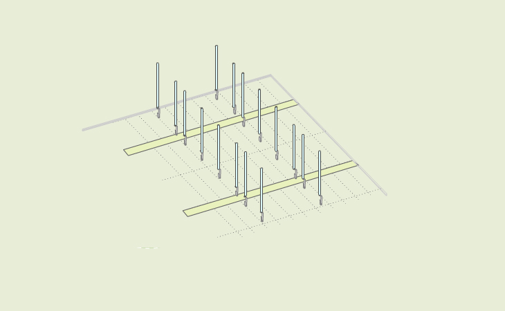 04. Set a lighting fixture line.